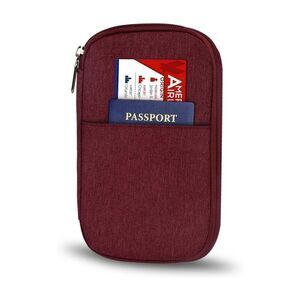 Passport Wallets, Multipupose RFID Blocking Travel Wallet Document Organizer Bag